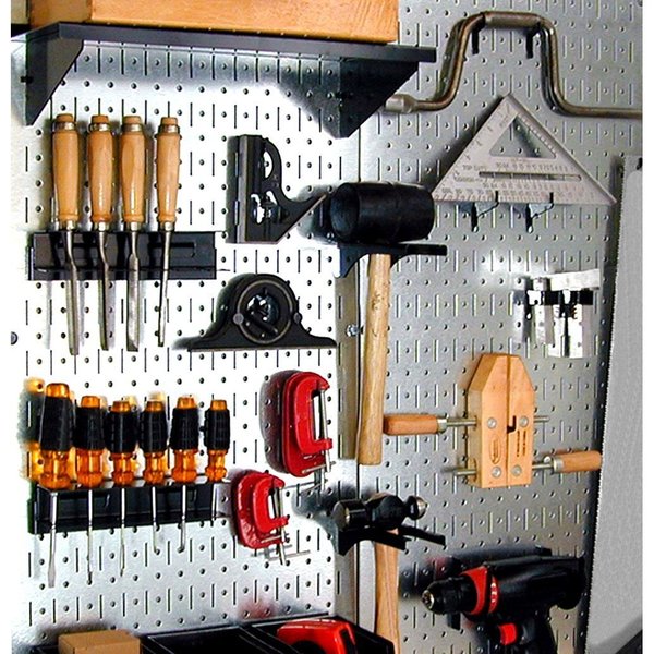 Industrial Pegboard, Galvanized Steel Peg Boards, PK2