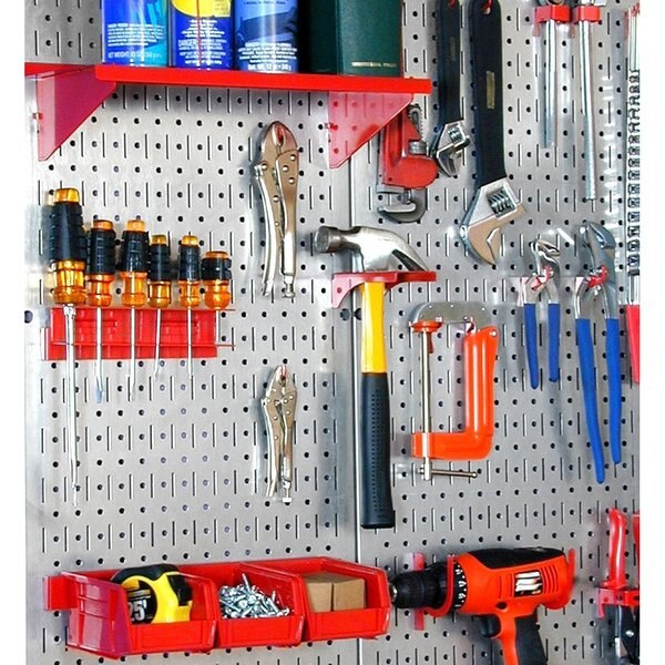 Industrial Pegboard, Galvanized Steel Peg Boards, PK2