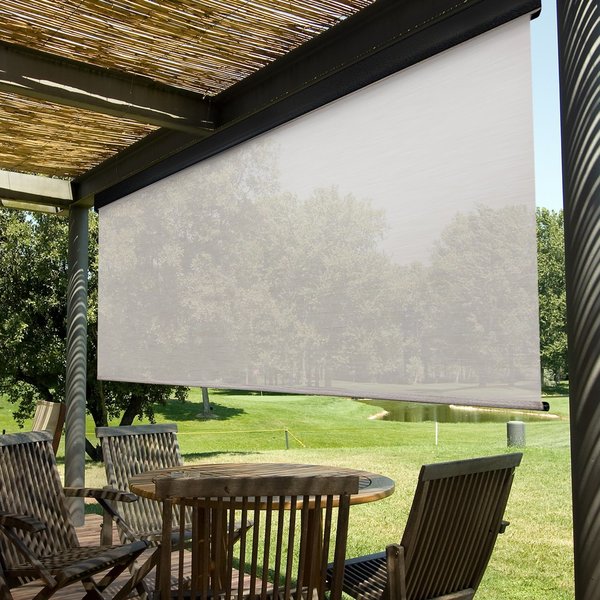 Exterior Sun Shade, Kona, 96 in. W, Motor
