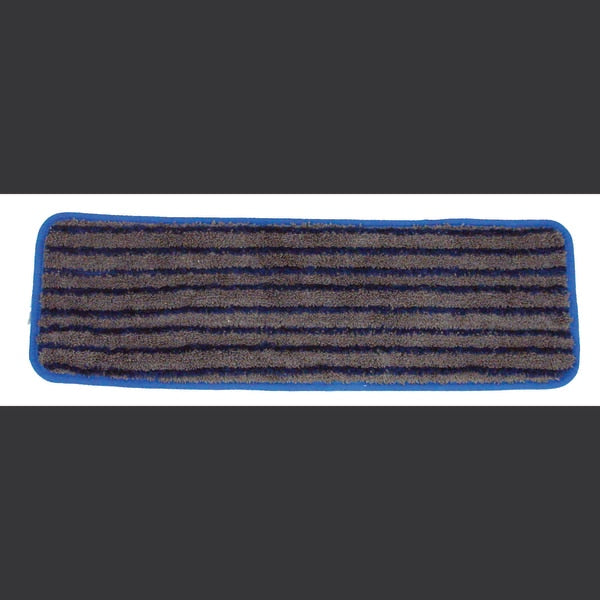 Gray With Blue Scrubber Microfiber, PK3
