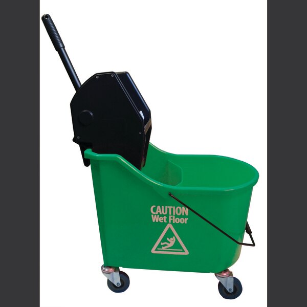 Green Double Bucket/Wringer Combo