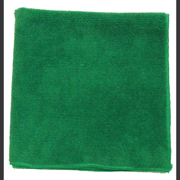 Green Microfiber Cloth 300 GMS, 16, PK36