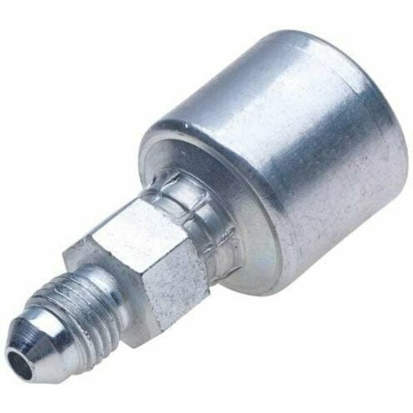Fitting, Crimp-On, 1/2in Hose, 8 JIC 37F