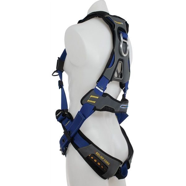 Harness, Tongue Buckle Leg, Black/Blue, M/L