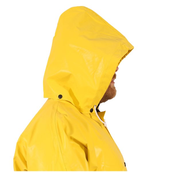 Magnaprene FR Rain Hood, L, Yellow, Neoprene, ASTMD6413