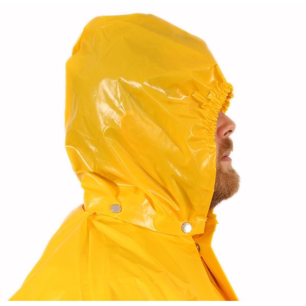 Iron Eagle Rain Hood, Yellw, Snaps, Nylon/Polyurethane