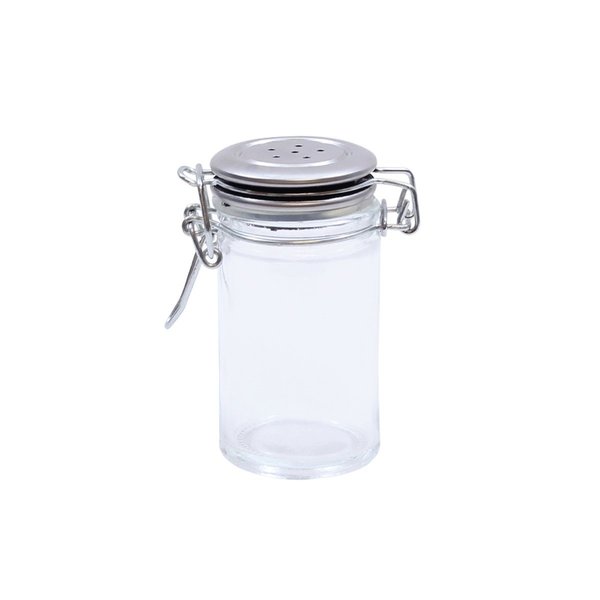 Resealable S/P Shkrs W/SS Clip Top, 2OZ