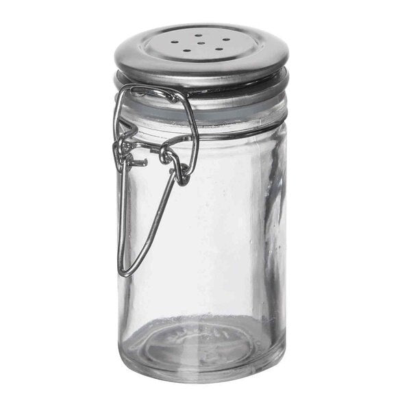 Resealable S/P Shkrs W/SS Clip Top, 2OZ
