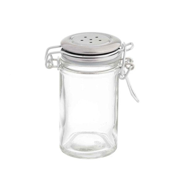 Resealable S/P Shkrs W/SS Clip Top, 2OZ