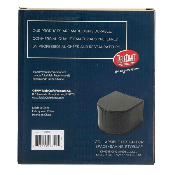 Glass Rimmer, 5 Swing Out Trays, Blk, Ps