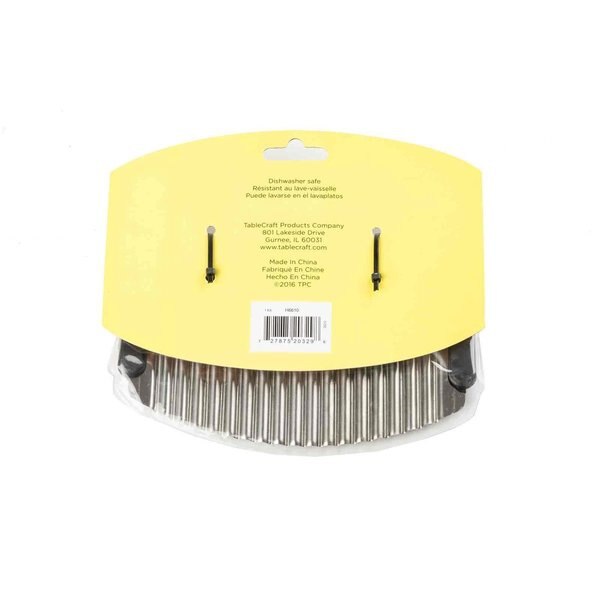 Crinkle Cutter, SS Sngl Blade, Plst Hndl