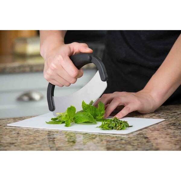 Mezzaluna, SS Single Blade, Plst Handle