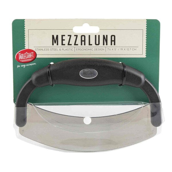Mezzaluna, SS Single Blade, Plst Handle