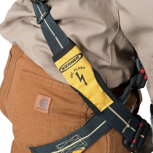 Arc Flash Harness, Pass Through Leg, S