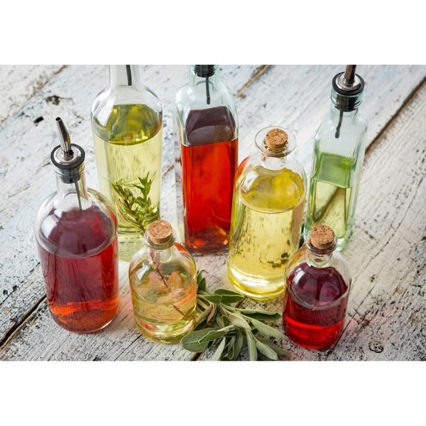 Sottile Clr Glass Bottle W/SS Pour, 17OZ
