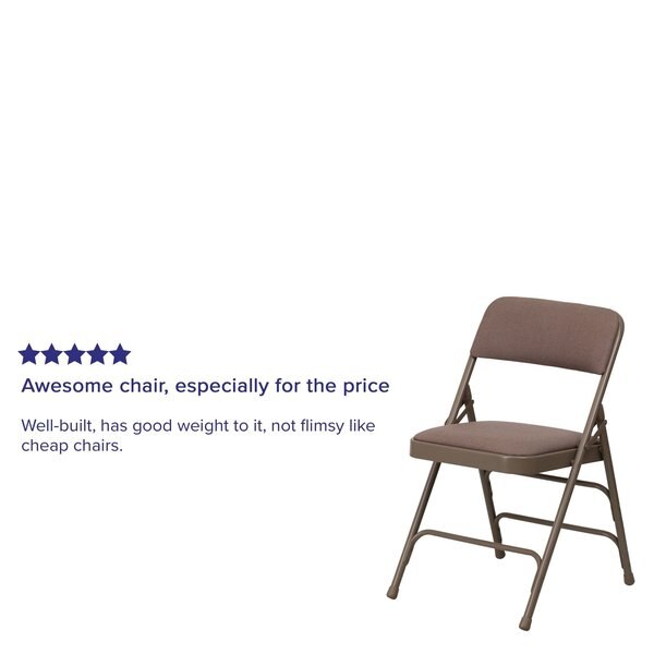Fabric Folding Chair, Beige