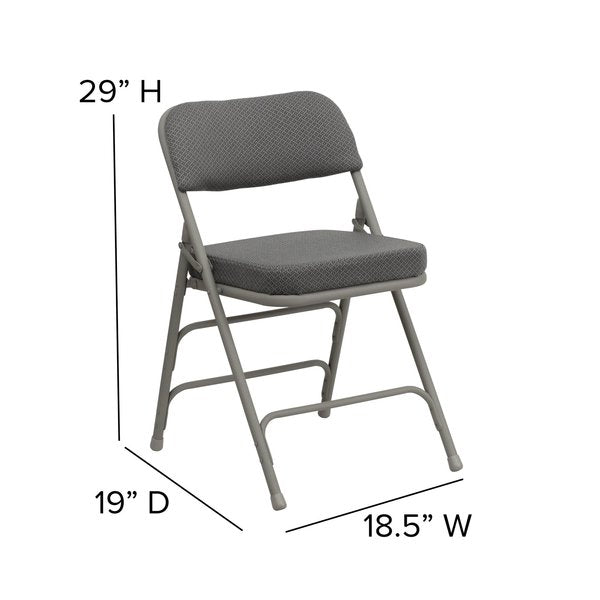 Fabric Folding Chair, Gray