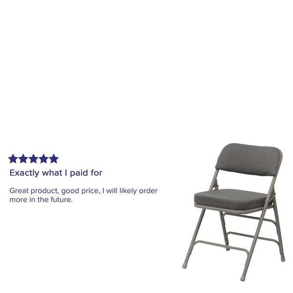 Fabric Folding Chair, Gray