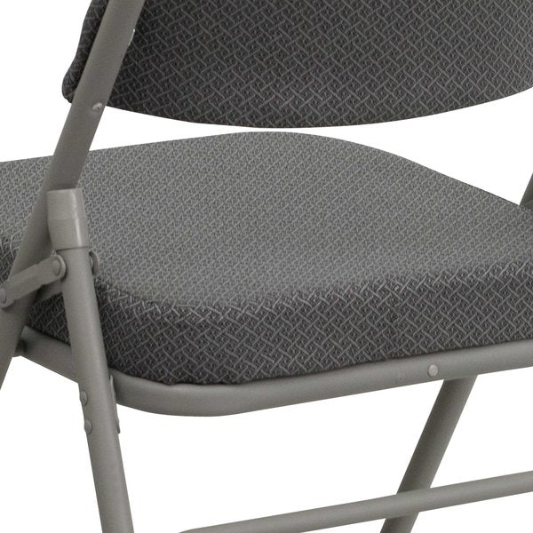 Fabric Folding Chair, Gray