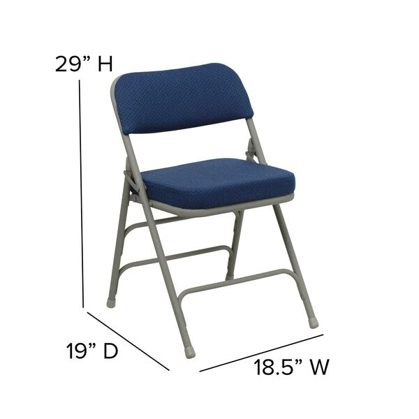Fabric Folding Chr, Navy, 2.5