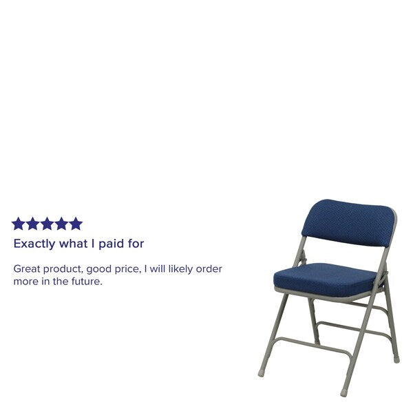 Fabric Folding Chr, Navy, 2.5