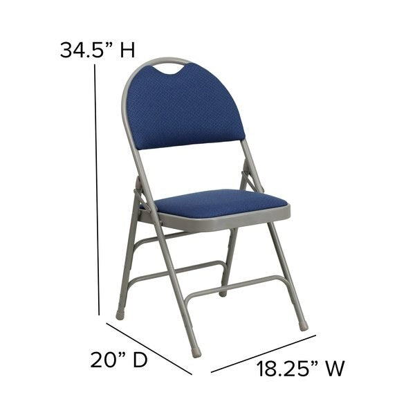 Fabric Folding Chair, Navy