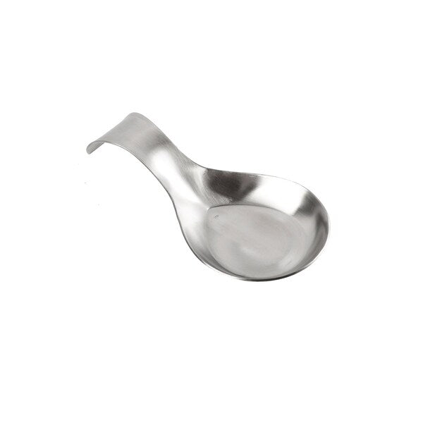 Sngle Spoon Rest, Brushed SS, 8