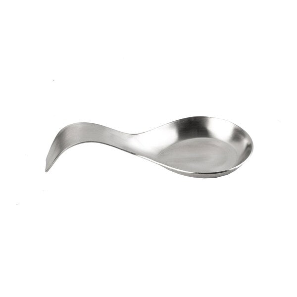 Sngle Spoon Rest, Brushed SS, 8