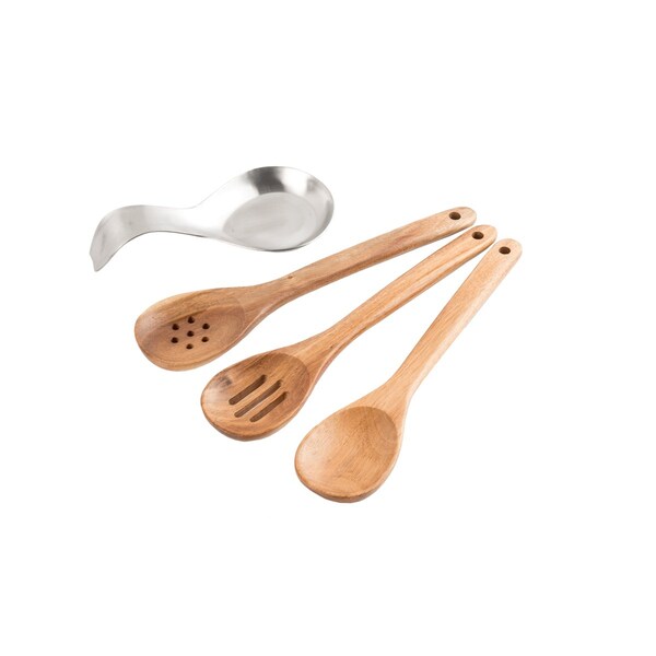 Sngle Spoon Rest, Brushed SS, 8