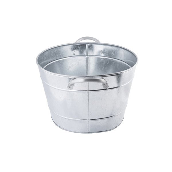 Oval Sngl Wall Bev Tub, Glv Steel, 19