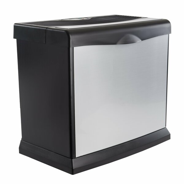 Evaporative Humidifier, 5 gal, 4,000 sq. ft., Console, Brushed Nickel