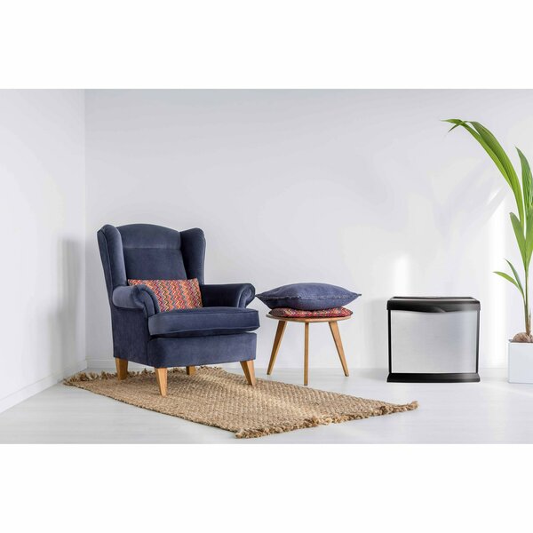 Evaporative Humidifier, 5 gal, 4,000 sq. ft., Console, Brushed Nickel