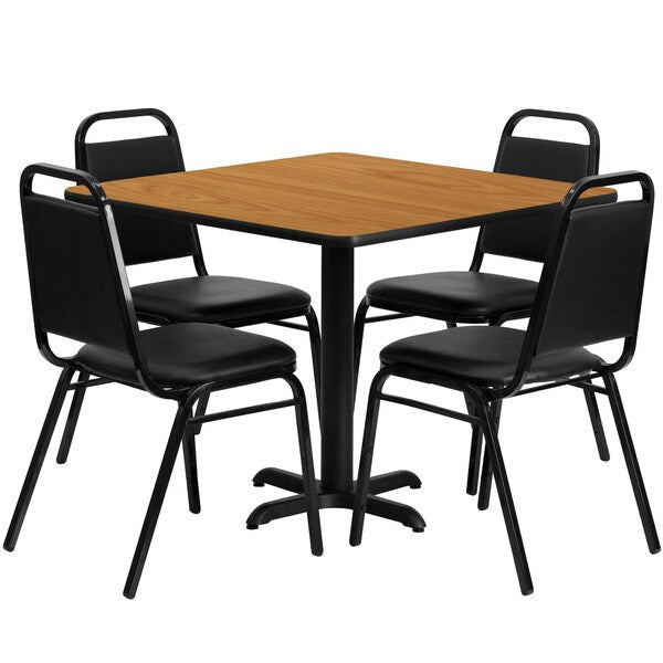 Square Natural Laminate Table, 36