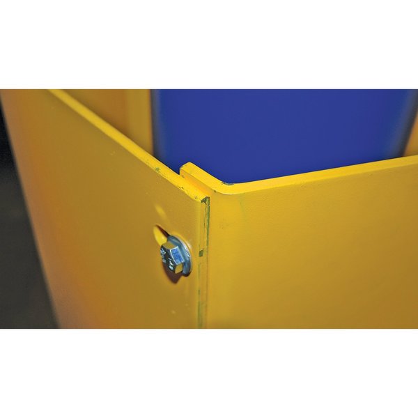 Column Protector, Yllw, 19-5/32 inW, Square
