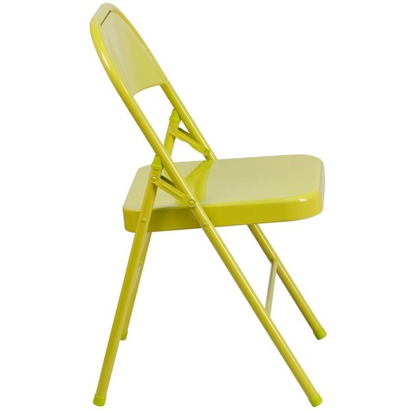 Twisted Folding Chair, Citron
