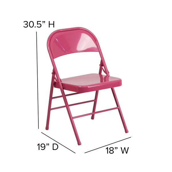 Fuchsia Folding Chair