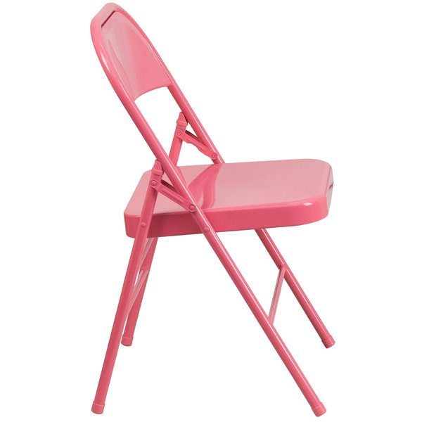 Folding Chair, Bubblegum Pink