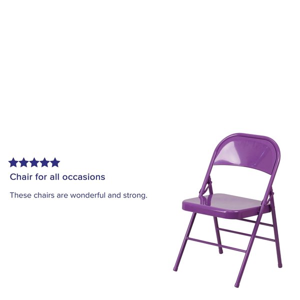 Folding Chair, Impulsive Purple