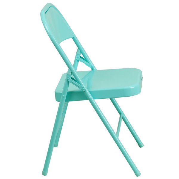Tantalizing Teal Folding Chair