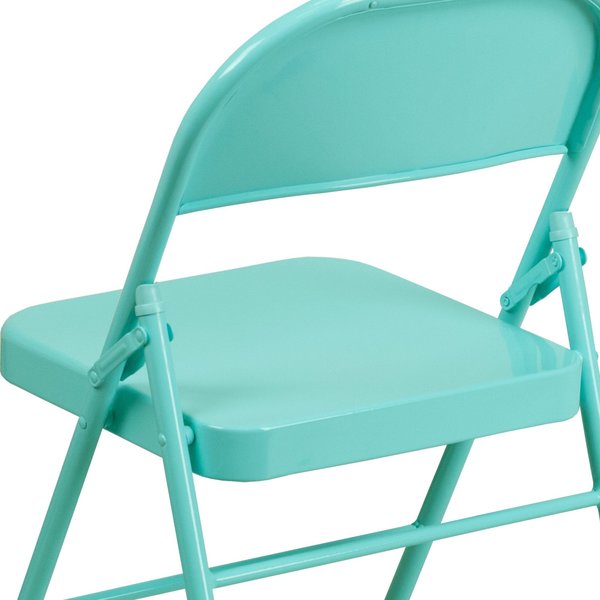 Tantalizing Teal Folding Chair