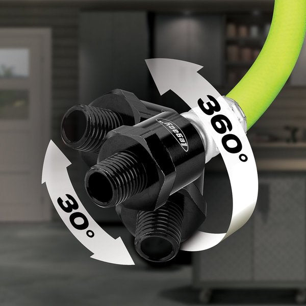 Whip Hose with Ball Swivel, 3/8