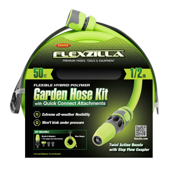 Garden Hose Kit with Quick Connect Attac
