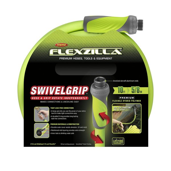 SwivelGrip Garden Lead-in Hose, 5/8