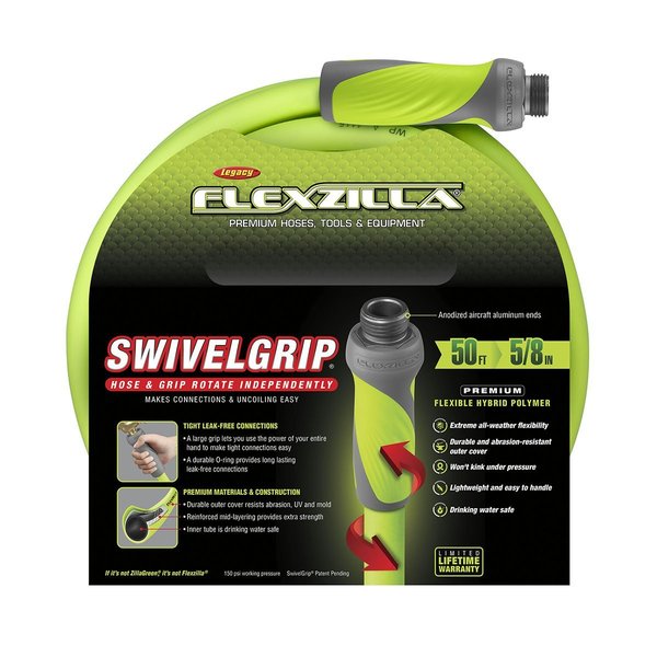 SwivelGrip Garden Hose, 5/8