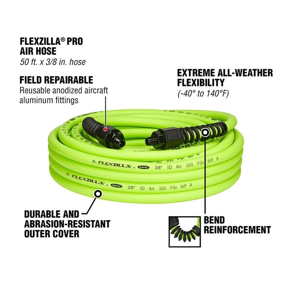 Pro Air Hose, 3/8