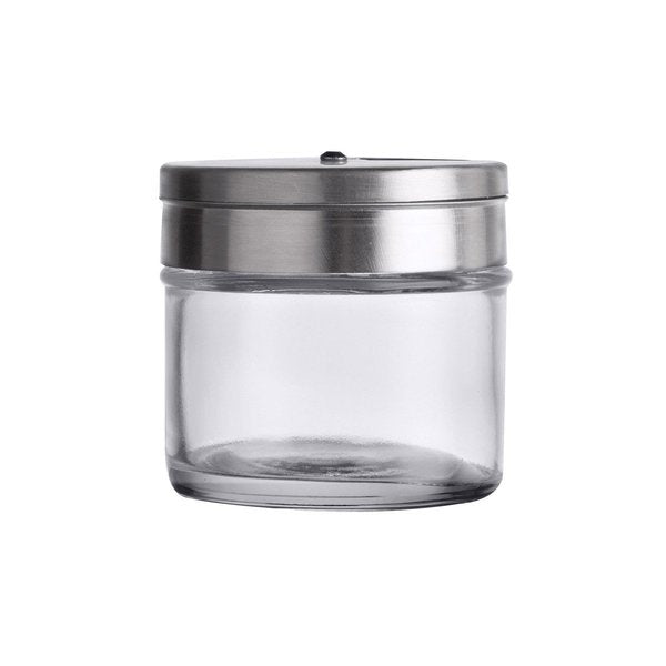Glass Jar With Rotating Top, 3 OZ