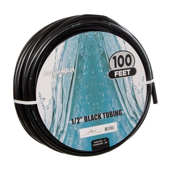 Black Tubing 100Ft., 1/2