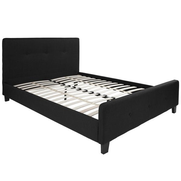 Platform Bed, Tribeca, Queen, Black