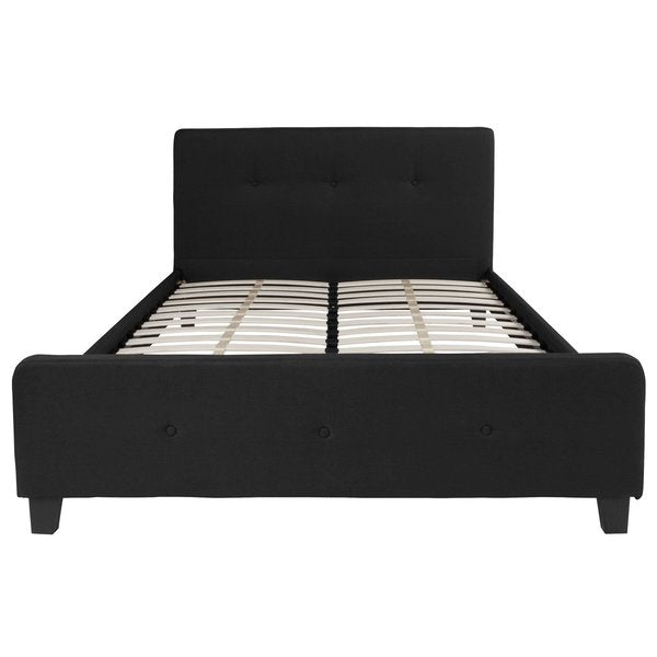 Platform Bed, Tribeca, Queen, Black
