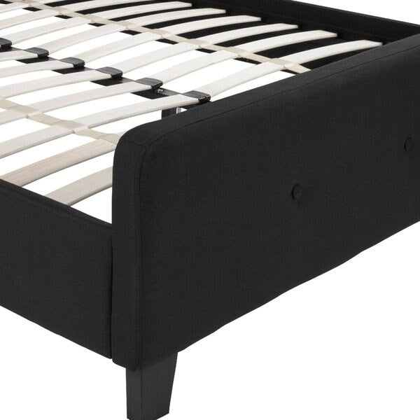 Platform Bed, Tribeca, Queen, Black